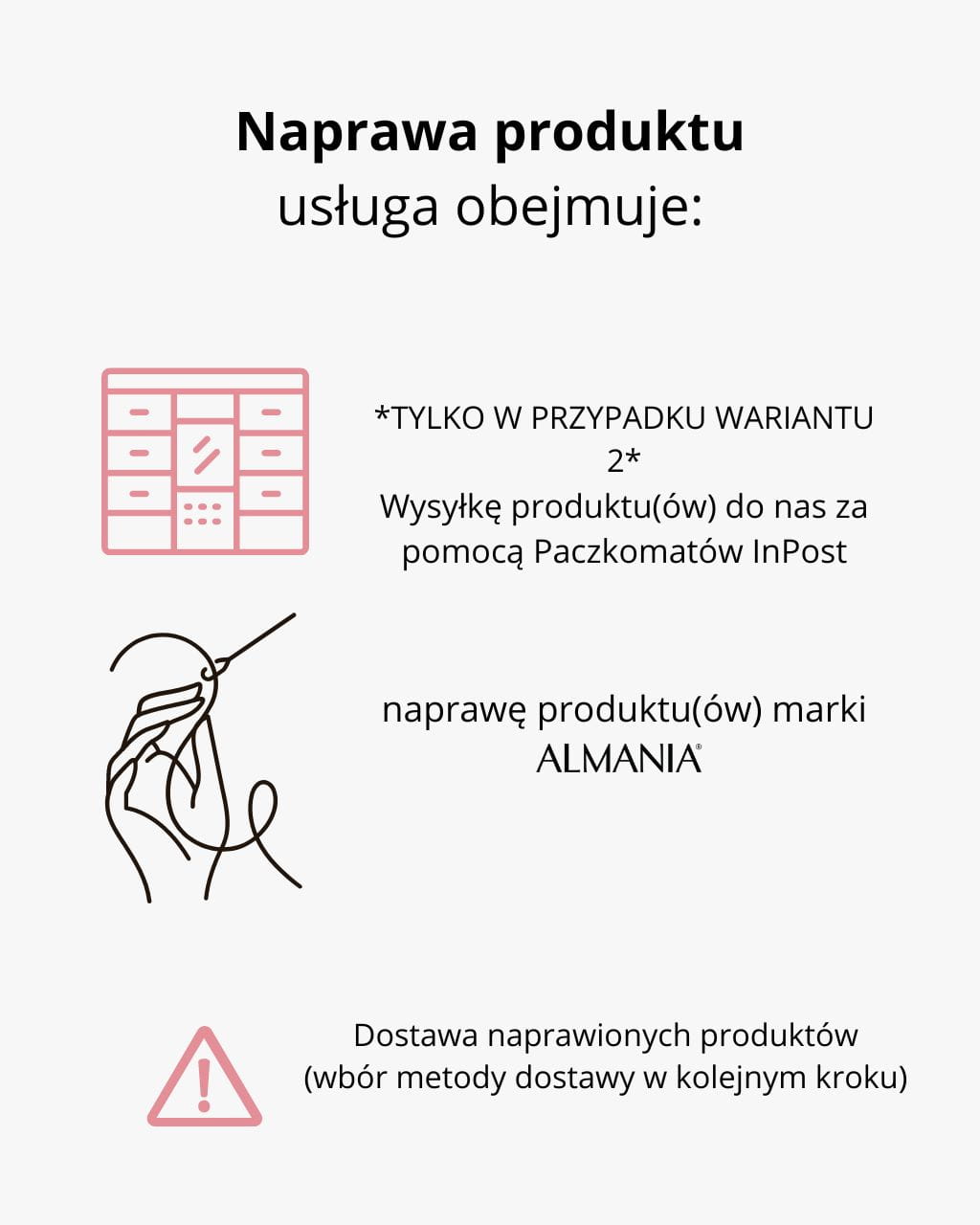 naprawa produktu