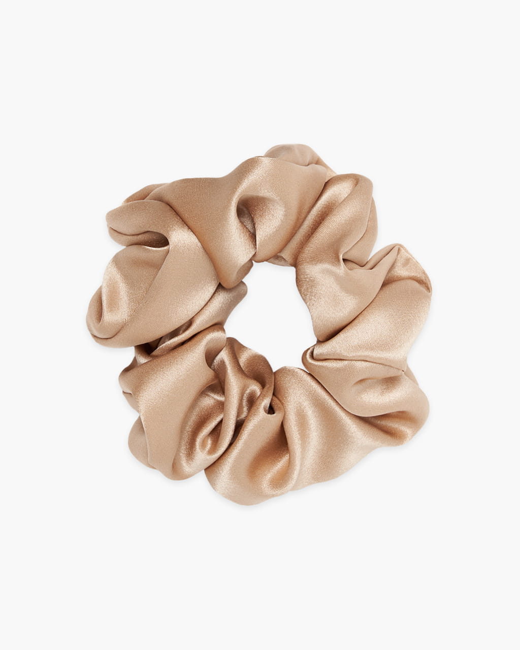 Scrunchie jedwabna – złoty