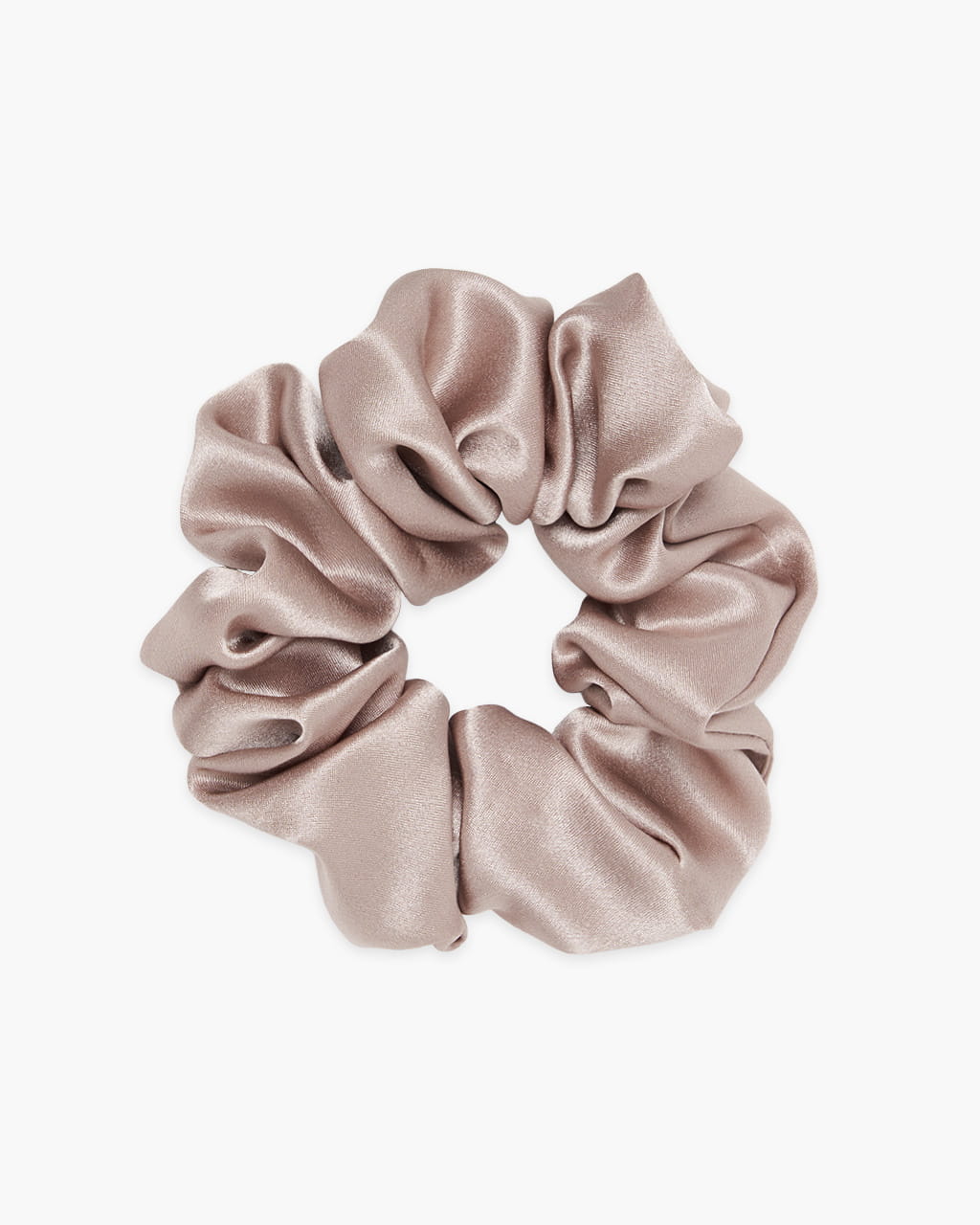 Scrunchie jedwabna – rose gold