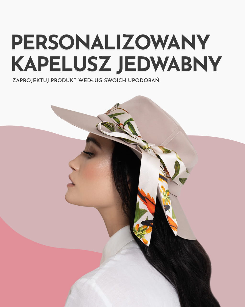 Usługa personalizacji - Kapelusz jedwabny