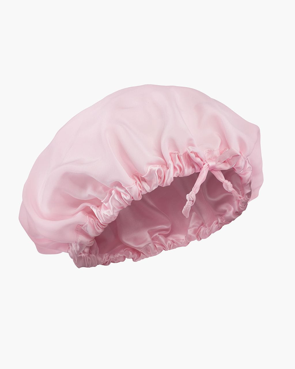 Czepek  jedwabny – jasnoróżowy